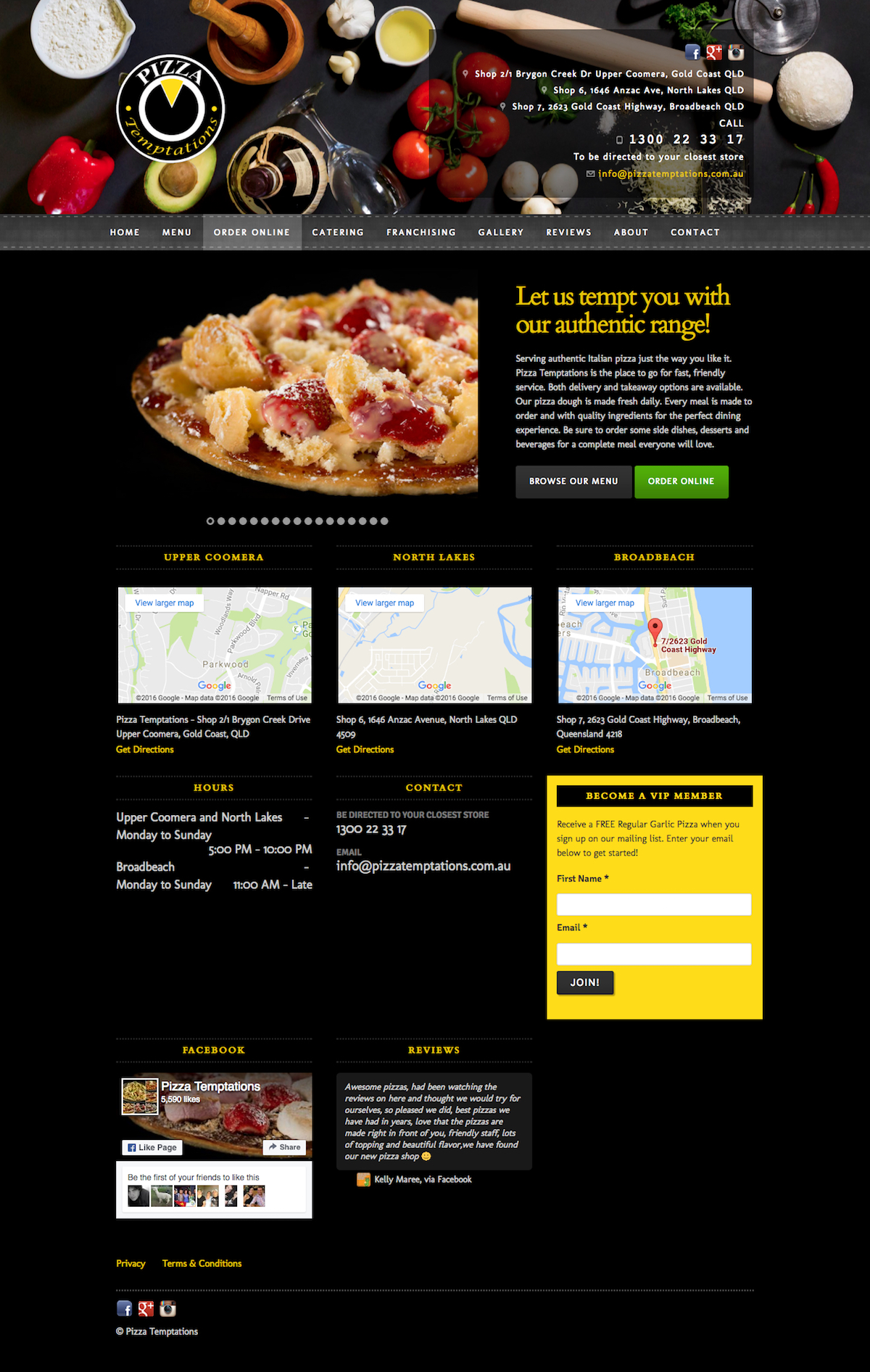 Pizza Temptations