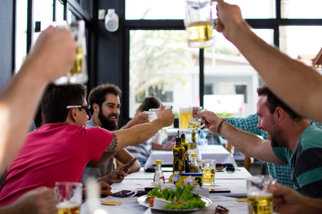 restaurant customers