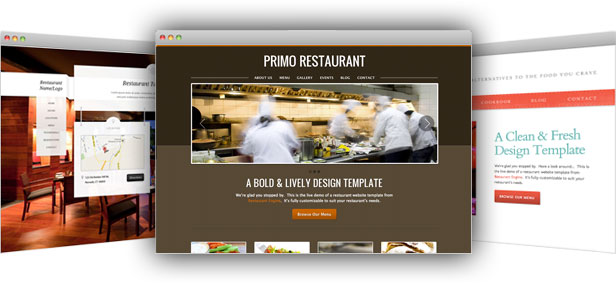 Restaurant Website Design Templates