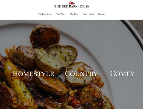 Simmer Restaurant Website Template